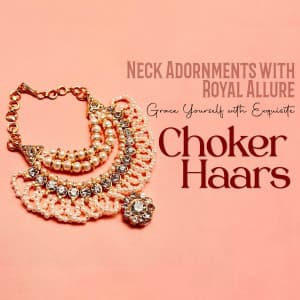 Necklace business banner