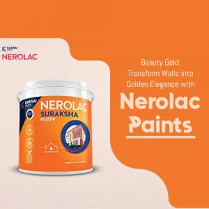 Nerolac Paints marketing poster