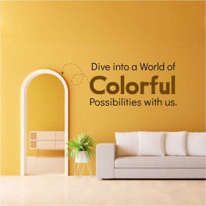 Wall Paint promotional template
