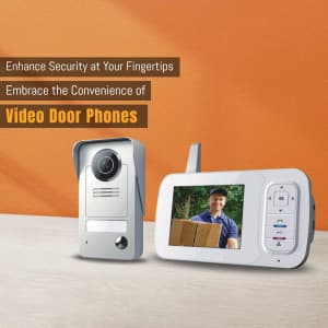 Video Door Phones business flyer