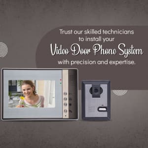 Video Door Phone Installation marketing post