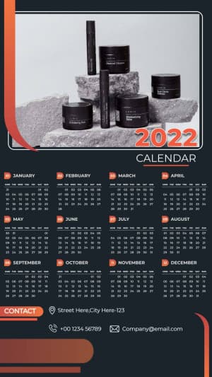 Calendar 2023 (Story) advertisement template