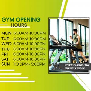 Opening Hours ad template