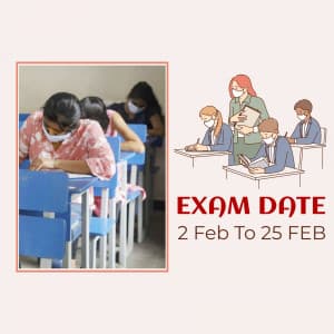 Exam Date template