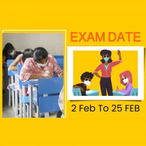 Exam Date flyer