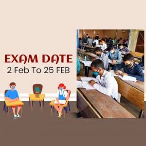 Exam Date banner