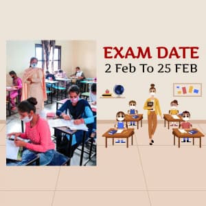 Exam Date Instagram banner
