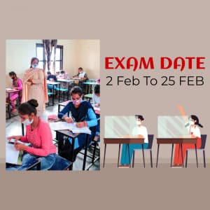 Exam Date custom template