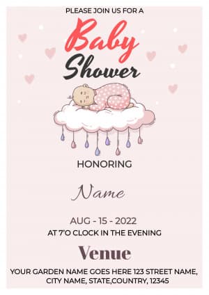 Baby Shower greeting image