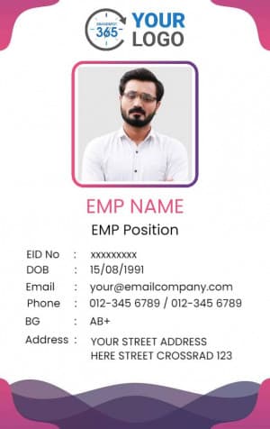 ID CARD ad template