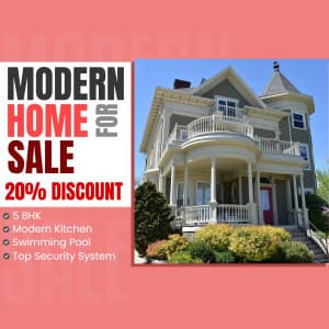 Sale Flat And Home Instagram flyer