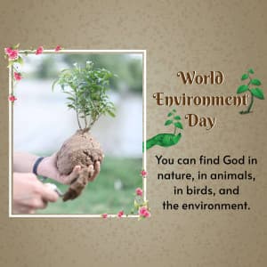 World Environment Day Templates Instagram flyer