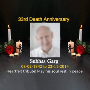 Death Anniversary image