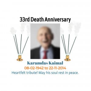 Death Anniversary Instagram banner