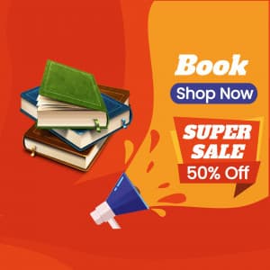 Book Discounts facebook template