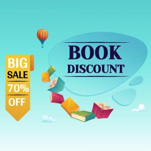 Book Discounts Instagram banner