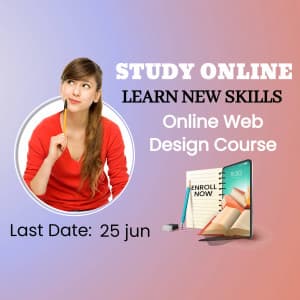 Enroll Now template