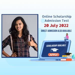 Scholarship Available Facebook Poster