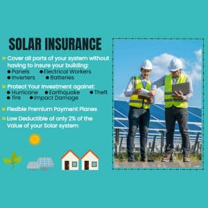 Solar Insurance poster Maker