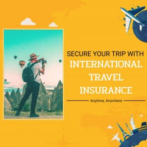 Travel Insurance flyer