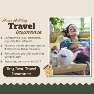 Travel Insurance custom template