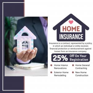 Property Insurance Facebook Poster