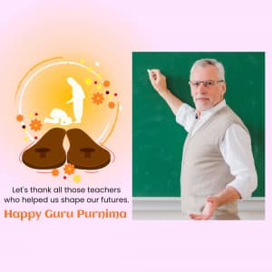 Guru Purnima Template facebook ad banner