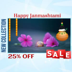 Janmashtami Offers creative template