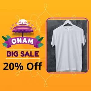 Onam  Sale Templates poster Maker