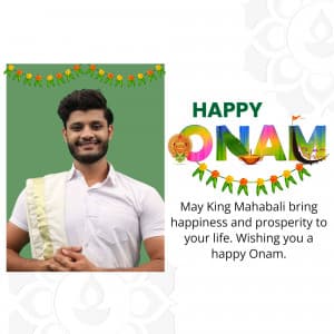 Onam Wishes Template poster Maker