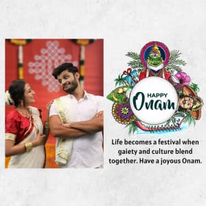 Onam Wishes Template facebook template