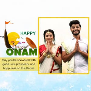 Onam Wishes Template Social Media template
