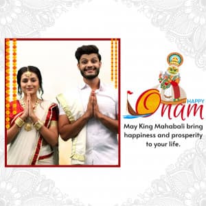 Onam Wishes Template flyer