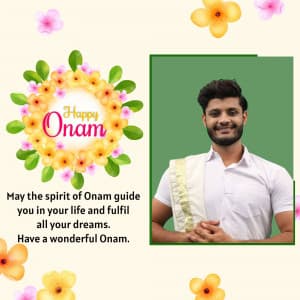 Onam Wishes Template banner