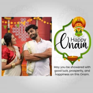 Onam Wishes Template poster