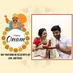 Onam Wishes Template Instagram banner