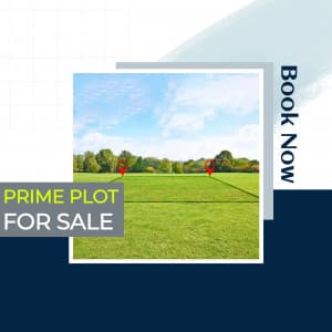 Sale Flat And Home marketing poster