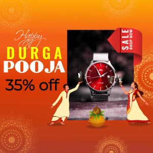 Durga Ashtami Offers Instagram Post template