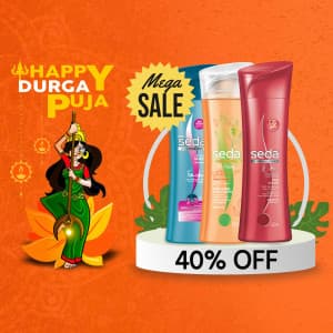 Durga Ashtami Offers facebook ad banner