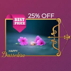 Dussehra Offers ad template