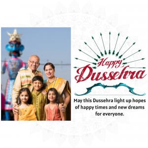 Dussehra Wishes Template template