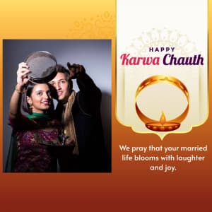 Karva Chauth Wishes Templates Instagram Post template