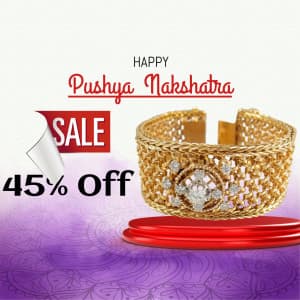 Pushya Nakshatra Offers Templates ad template