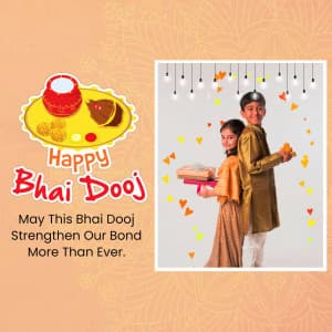 Bhai Dooj  Wish Template ad template