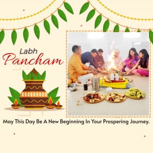 Labh Panchami Wish Templates advertisement template