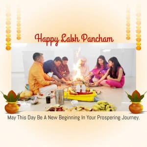 Labh Panchami Wish Templates greeting image