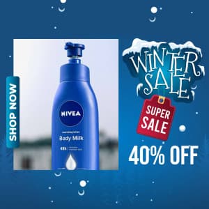 Winter Sale advertisement template