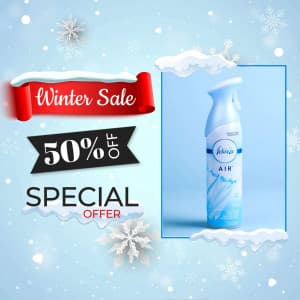 Winter Sale Facebook Poster