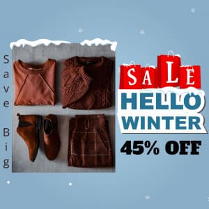 Winter Sale Instagram Post template