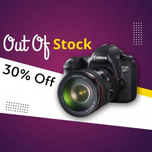 Out Of Stock marketing flyer